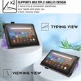 thumbnail image 2 of RHEA- Universal 10 10.1 Inch Android Tablet Case,Slim Folding Stand Butterfly 01, 2 of 6