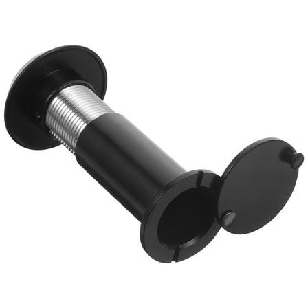 Niceauty Peep Hole Viewer for Door Zinc Alloy Black 1Pcs for Home Security