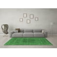 thumbnail image 3 of Ahgly Company Indoor Rectangle Oriental Emerald Green Industrial Area Rugs, 6' x 9', 3 of 4