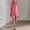 Pink, variant on Morttic Women's Hooded Henley Tank Top & Split Hem Shorts Set – Casual Loose Two Piece Summer Vacation & Everyday Wear Pink,S