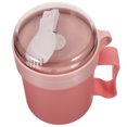 thumbnail image 3 of 1 Set of Breakfast Cup with Spoon Leakproof Oatmeal Container Portable Soup Cup Breakfast Container, 3 of 8