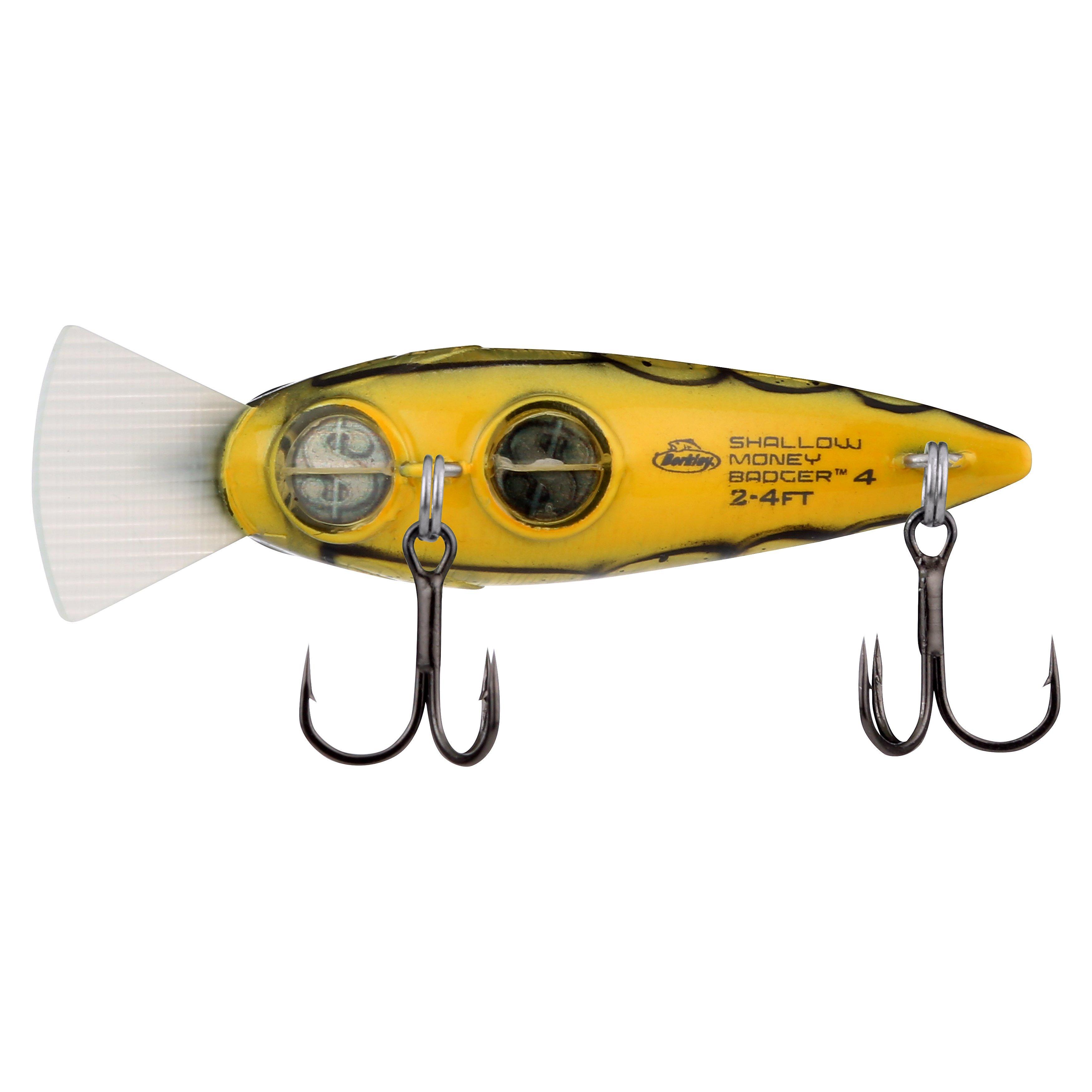 Berkley Shallow Money Badger Fishing Crankbait, 2.1 in, Hybrid Baitfish-Crayfish