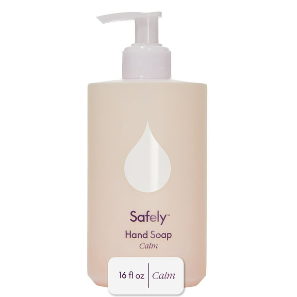 Safely Hand Soap, Naturally Hydrating Hand Soap, Calm Scent, 16 fl oz