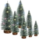 thumbnail image 1 of Navideñas Mini Árboles De Navidad De Sisal Adornos De Árboles De Pino Con Lámpara Y Base De Madera Para La Fiesta De Navidad Decoración Del Hogar Eigraketly HA043981-01, 1 of 6