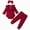 C002-Wine, variant on NOLDARES Newborn Baby Girl Clothes 3Pcs Cute Infant Fall Winter Outfits Long Sleeve Romper,Heart Print Pants and Bow Headband Set,C002-Pink