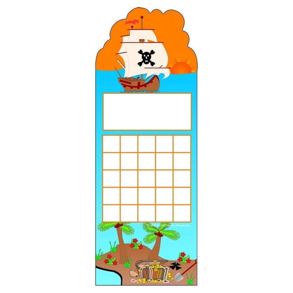 SHAPES ETC. Personal Incentive Chart - Pirate