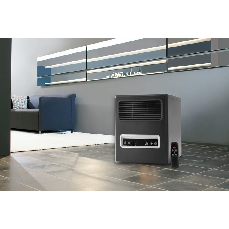 Mainstays, 4 Element, Infrared Electric Cabinet Space Heater, Black -  Walmart.com