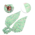 thumbnail image 3 of Unique Bargains 1 Pc Triangle Ribbon Scrunchies for Home Green, 3 of 6