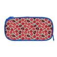 thumbnail image 5 of Uemuo Cute Tomato Printed Pencil Pen Case, Portable Pencil Pouch with Zipper, Compact Stationery Bag Makeup Bag, Pencil Bag for Home Office, 5 of 9