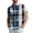 Light Blue7, variant on Klisyaur Men's Big and Tall Shirts Plaid Button Down Shirt Casual Short Sleeve Tee for Men Summer Comfort Tops