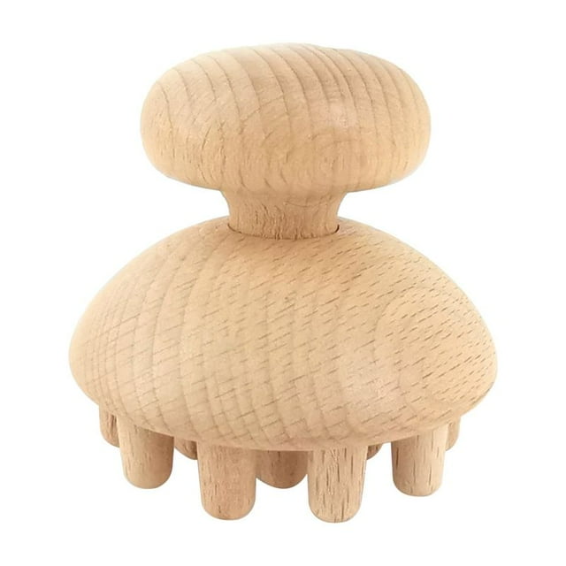 Herramienta de Masaje de Terapia Con Forma de de Madera Masajeador Rodillo de Masaje de Fascia Anticelulitis para Aliviar el Dolor Muscular de Cuerpo Completo