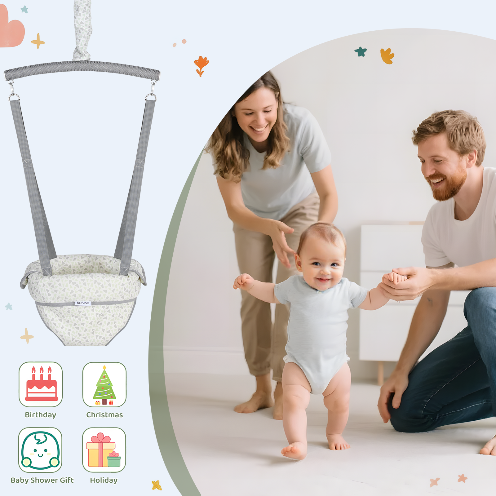 Slevoo Baby Doorway Jumper, 6-12 Months photo 3