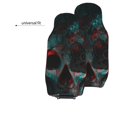 thumbnail image 6 of XMXT 2Pcs Car Seat Cover Decor Protector, Mystery Skull Floral Print Front Seat Covers for Cars SUVs, Universal Fit, 6 of 9