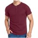 thumbnail image 2 of Chaqueta Casual de Color Sólido de los Hombres, Botón de Manga Corta Delantera Cuello Redondo Blusa Ligera para el Uso Diario Y el Trabajo, Moda Superior, 2 of 6