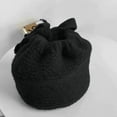 thumbnail image 3 of ievspot Ladies Hat Auutmn Winter Knit Hat Pile Cap Windproof Thick Ear Protection Tie Pullover Gorro Bonnet, 3 of 8