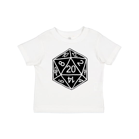 Inktastic 20 Sided Black Dice Boys or Girls Toddler T-Shirt