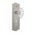 thumbnail image 3 of Nostalgic Warehouse 754029 Meadows Plate, Backset Size: 2.75", Satin Nickel, 3 of 4