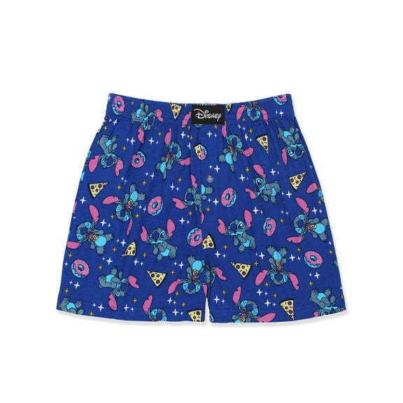 Lilo & Stitch Snacks Mens Male Cotton Boxer Lounge Shorts MF21608BX
