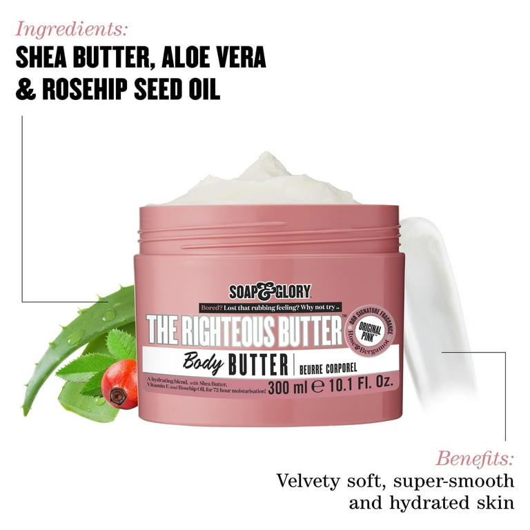 SOAP & GLORY THE RIGHTEOUS BUTTER 2個セット Soap & Glory The Righteous Butter Moisturizing Body Lotion