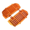 thumbnail image 3 of Motorcycle Radiator Guard Cover Protector, Water Cooler Radiator Guard Cover Protector Overheat Proof Reliable 1 Pair  for 125cc To 500cc 125 150 SX 250 SX-F Orange, 3 of 7