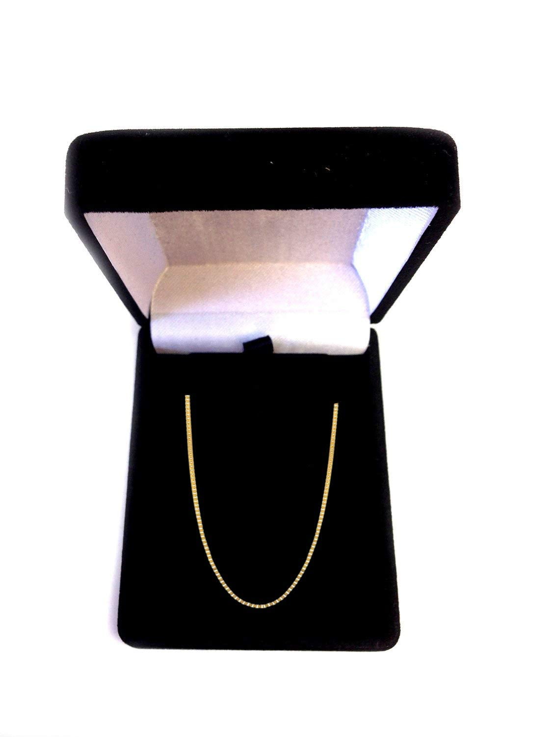 JewelStop 14k Yellow Gold 18in 0.45mm Classic Box Chain