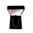 thumbnail image 4 of JewelStop 14k Solid Yellow Gold 0.45 mm Dainty Thin Box Chain Necklace, Spring Ring Clasp - 20 Inches, 4 of 5