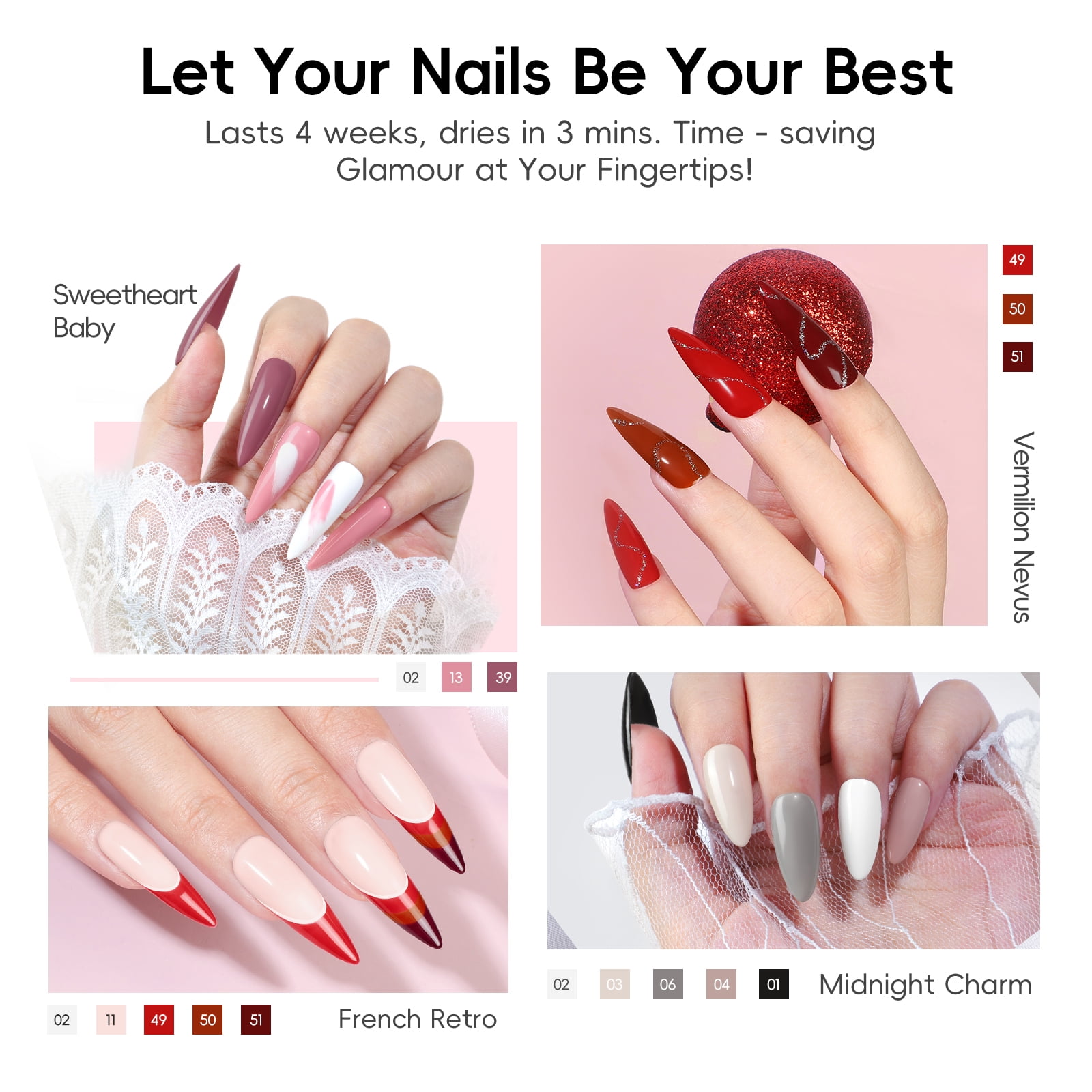 39pc Gel Nail Polish Kit with U V Light Pink Brown Nude Dark Red 22 Colors Gel Polish Set French Nail Art for Beginners Manicure DIY Gifts for Women