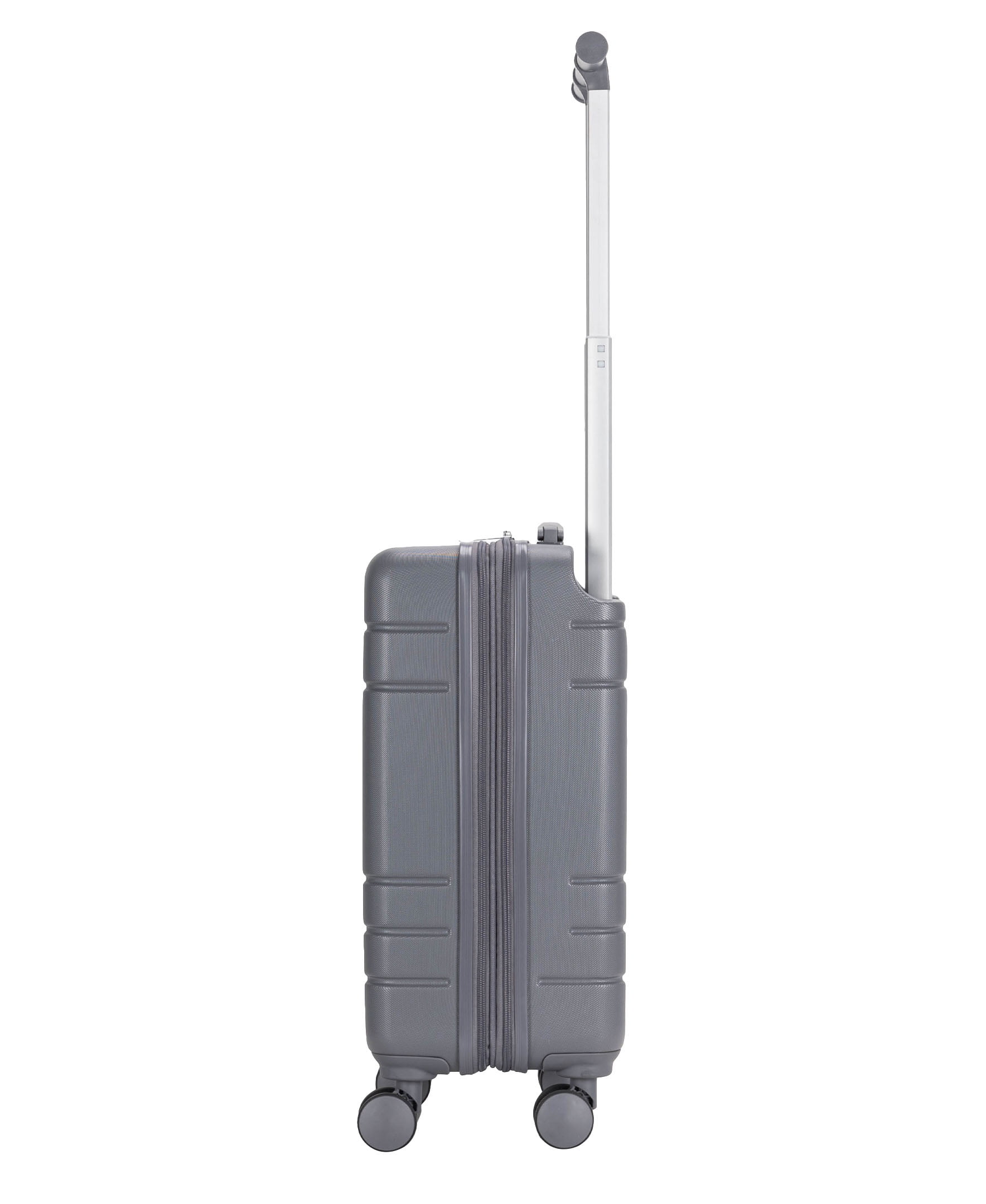 French Connection 22 inch Expandable Rolling Carry-on Luggage, Quiet Shade