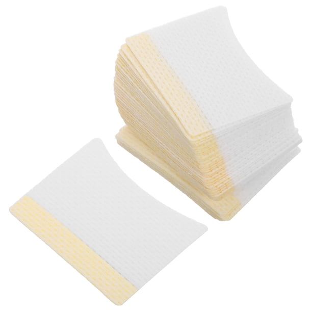 40 almohadillas desechables para extensiones de pestañas, adhesivo de algodón para debajo de los ojos, parche para permanente de pestañas, tinte de pestañas, limpieza de pegamento de pestañas