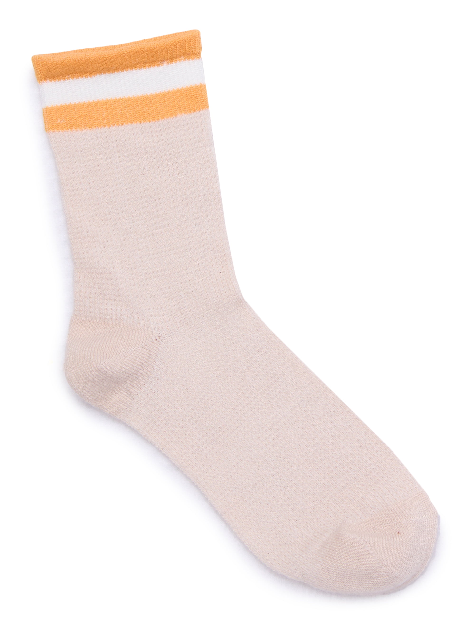 No Boundaries Fashion Waffle Mid-Crew Socks, 6-Pack, Women's, Shoe Sizes 4-10