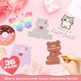 thumbnail image 4 of Tarjetas de San Valentín WENHUI, paquete de 36 diseños lindos para niños, 4 of 7
