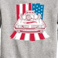 thumbnail image 3 of Hot Wheels - USA Stripes - Toddler And Youth Crewneck Fleece Sweatshirt, 3 of 5