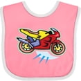 thumbnail image 3 of Inktastic Crotch Rocket Motorcycle Boys or Girls Baby Bib, 3 of 4