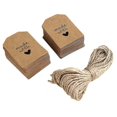 thumbnail image 3 of 100pcs Made with Love Sign Paper Tag Wedding Party Gift Label with Twine, 3 of 3