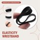 thumbnail image 5 of Brazalete de puno Munequera Pulsera Elasticidad Moda Goma Silicona Negro, 5 of 5