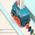 thumbnail image 4 of Juguetes educativos para niños dominó tiembla divertido tren eléctrico automático, 4 of 5