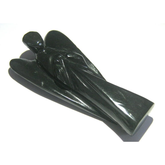 crystalmiracle Black Tourmaline Guardian Fairy Angel Crystal Healing Reiki FENG Shui home décor office Gift handcrafted