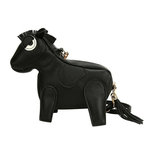 Bolso de hombro para mujer jinwen bolsa de mano portátil con cremallera Bolso cruzado de animales