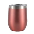 thumbnail image 2 of Taza para huevos de 12 oz, de acero inoxidable 304, con aislamiento de doble capa, en forma de U, para vino tinto, para beber huevos, taza grande, 2 of 2