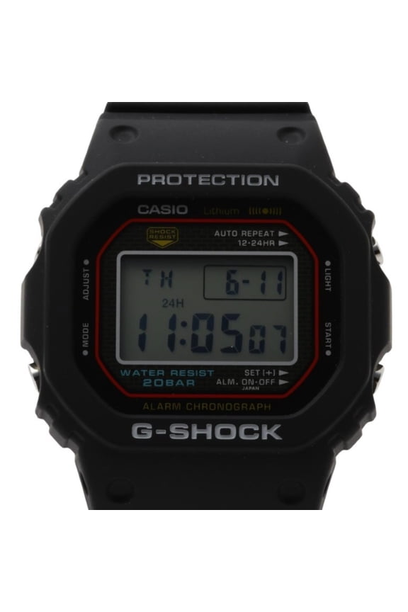 Pre-Owned CASIO G-SHOCK DIGITAL 5000 SERIES Original Reissue Model DW-5000R-1AJF Black...