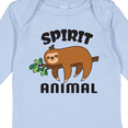 thumbnail image 4 of Inktastic My Spirit Animal is a Sloth with Sloth Illustration Boys or Girls Long Sleeve Baby Bodysuit, 4 of 5