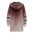 thumbnail image 5 of Mens Simple Plus Velvet Thick Coat Jacket In Autumn And Winter, 5 of 6
