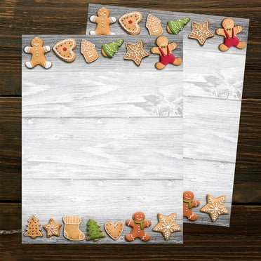 Great Papers Holiday Cookies Christmas Letterhead Multicolor 50/Pack (2021110)