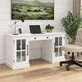 thumbnail image 3 of Westbrook 60W Computer Desk with Keyboard Tray by Bush Furniture, 3 of 8
