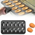 thumbnail image 2 of Madeleine Pans for Baking, 12 Cavity Heavy Duty Shell Shape Baking Mold Nonstick Cookie Cake Pan for Oven, 2 of 7