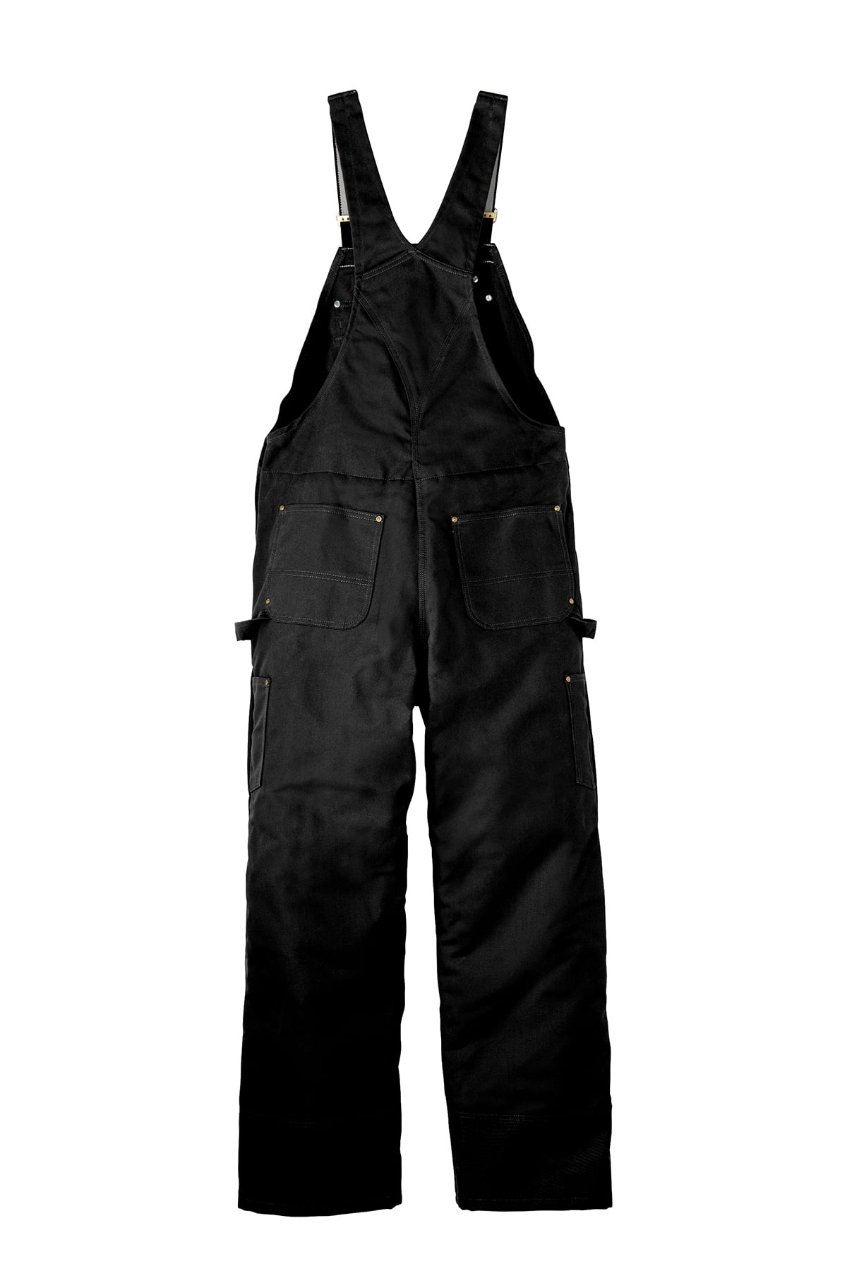 Carhartt 219616 44 x 30 in. Mens Zip-To-Thigh Quilt Lined Duck Bib