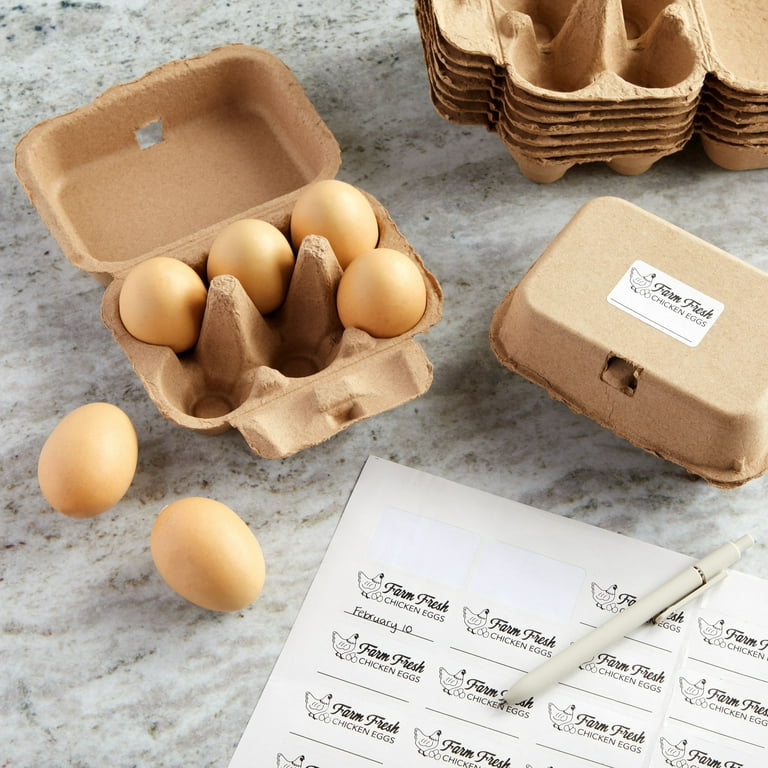 Duck Egg Boxes - Cardboard (Fits 6 Eggs)