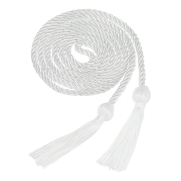 Uxcell 2025 Tassel Graduation 67 Inch Long Honor Braided Graduation Cords White Pack of 1