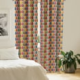 thumbnail image 2 of Ambesonne Woodland Curtains, Fallen Leaves Colorful, Pair of 28"x95", Multicolor, 2 of 5