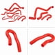 thumbnail image 3 of Kit de Mangueras de Silicona para Radiador, 9 piezas, Rojo/Negro/Azul, espesor de 4,5 mm, Presión de Trabajo de 85 psi, Presión de Refuerzo de 245 Psi, 3 of 7